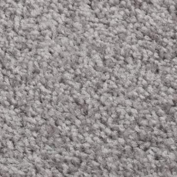 Elegant Grey Short Pile Rug 80x150 cm - Hipomarket UK