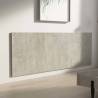 Concrete Grey Wall Headboard - Elegant Design | Hipomarket