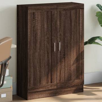 Brown Oak Book Cabinet - Stylish Storage Solution | Hipo Market