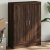 Book Cabinet Brown Oak 82.5x30.5x115 cm Engineered Wood Colour brown oak Quantity in Package 1 Height 115 cm 