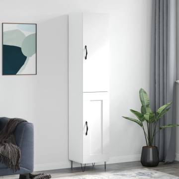 Highboard High Gloss White - Stylish Storage Solution