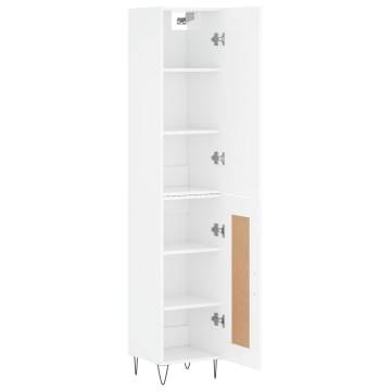 Highboard High Gloss White - Stylish Storage Solution