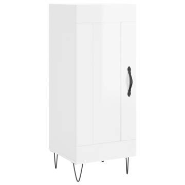 Highboard High Gloss White - Stylish Storage Solution