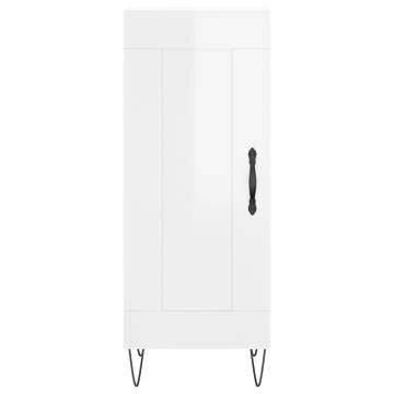 Highboard High Gloss White - Stylish Storage Solution