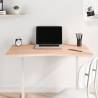 Desk Top 100x(55-60)x2.5 cm Solid Wood Beech Colour natural Size 100 x (55-60) x 2.5 cm 