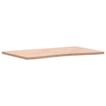 Solid Wood Beech Desk Top 100x(55-60)x2.5 cm - HipoMarket