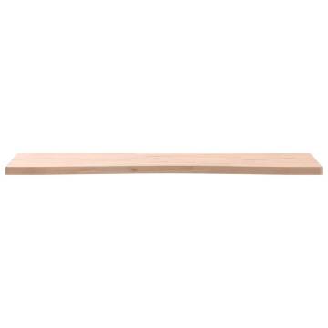 Solid Wood Beech Desk Top 100x(55-60)x2.5 cm - HipoMarket