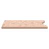 Solid Wood Beech Desk Top 100x(55-60)x2.5 cm - HipoMarket