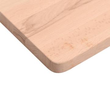 Solid Wood Beech Desk Top 100x(55-60)x2.5 cm - HipoMarket