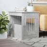 Dog Crate Furniture Concrete Grey - Stylish & Practical 55x80x68 cm