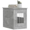 Dog Crate Furniture Concrete Grey - Stylish & Practical 55x80x68 cm