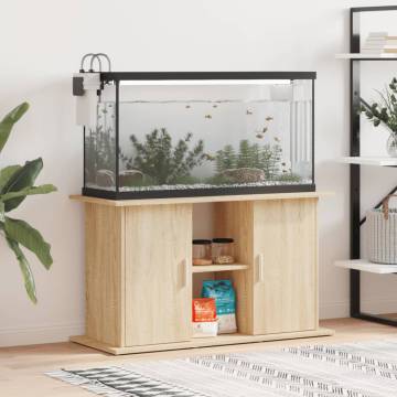 Aquarium Stand in Sonoma Oak - Durable & Stylish 101x41x58 cm