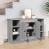 Sideboard Grey Sonoma - Stylish Engineered Wood Storage Cabinet