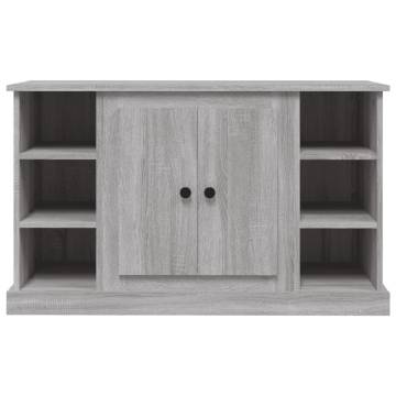 Sideboard Grey Sonoma - Stylish Engineered Wood Storage Cabinet