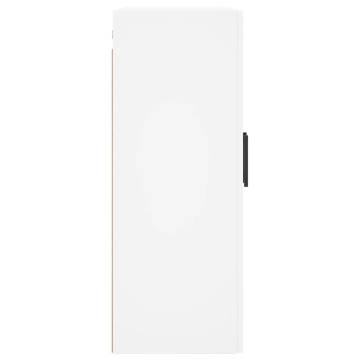 Elegant Wall Mounted Cabinets - 2 pcs White | Hipomarket UK