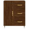 Elegant Highboard Brown Oak - 69.5x34x180 cm | Hipo Market