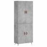 Highboard Concrete Grey 69.5x34x180 cm - Stylish Storage Solution