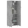 Highboard Concrete Grey 69.5x34x180 cm - Stylish Storage Solution