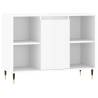 Stylish High Gloss White Bathroom Cabinet - 80x33x60 cm