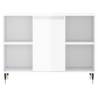 Stylish High Gloss White Bathroom Cabinet - 80x33x60 cm