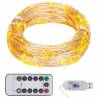 LED String with 150 LEDs Warm White 15 m Colour warm white Size 15 m Quantity in Package 1 Number of LEDs 