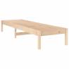 Sun Loungers 2 Pcs Solid Pine 199.5x60x74 cm | Hipomarket