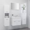 Bathroom Furniture Set White Engineered Wood Colour white Size 60 x 38.5 x 46 cm Number of 1 Number of Pieces 