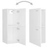 Stylish White Bathroom Furniture Set - Organized & Chic