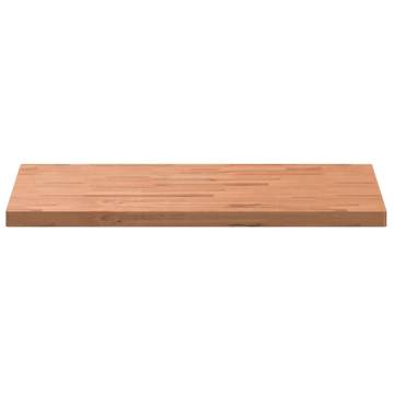 Solid Wood Beech Bathroom Countertop 100x60 cm - Durable & Stylish