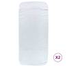 2 Pcs White Beach Towels - Soft, Quick-Drying & Portable