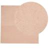 HUARTE Short Pile Soft Washable Blush Rug 240x240 cm