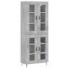 Elegant Highboard Concrete Grey - Stylish Storage Solution