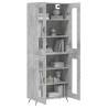 Elegant Highboard Concrete Grey - Stylish Storage Solution