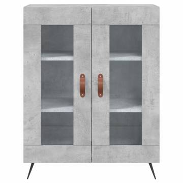 Elegant Highboard Concrete Grey - Stylish Storage Solution