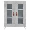 Elegant Highboard Concrete Grey - Stylish Storage Solution