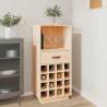 Solid Pine Wine Cabinet - 45x34x100 cm | Hipo Market