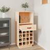 Solid Pine Wine Cabinet - 45x34x100 cm | Hipo Market