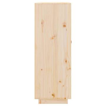 Solid Pine Wine Cabinet - 45x34x100 cm | Hipo Market