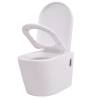 Wall Hung Toilet with Concealed Cistern - Ceramic White