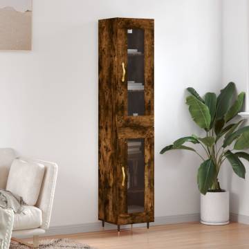 Highboard Smoked Oak – Stylish Storage | Hipomarket