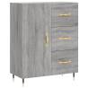 Stylish Highboard Grey Sonoma - Engineered Wood Storage