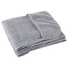 Beach Towels 2 pcs Grey | Comfortable 400 GSM - HipoMarket UK