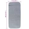 Beach Towels 2 pcs Grey | Comfortable 400 GSM - HipoMarket UK