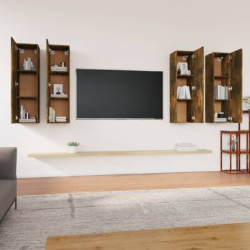 Smoked Oak TV Cabinets - Stylish Storage Solutions | HipoMarket UK