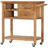 Kitchen Trolley 80x45x91 cm Solid Acacia Wood Size 80 x 45 x 91 cm 