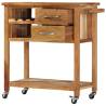 Kitchen Trolley - Solid Acacia Wood 80x45x91 cm | HipoMarket