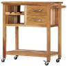 Kitchen Trolley - Solid Acacia Wood 80x45x91 cm | HipoMarket