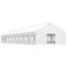 White Gazebo with Roof - 20.07x5.88m | HipoMarket