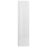 High Gloss White Wardrobe with Drawers - 50x50x200 cm