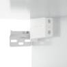 Sleek Wall-mounted TV Cabinets - High Gloss White, 2 pcs